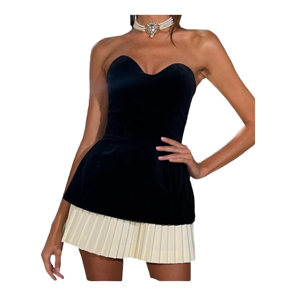 Vintage velvet Mini Dress